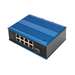DIGITUS 8 Port Fast Ethernet Netzwerk PoE Switch, Industrial, Unmanaged, 1 SFP Uplink