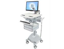 Ergotron Cart with LCD Arm, LiFe Powered, 4 Drawers - Wagen (nur Laden)