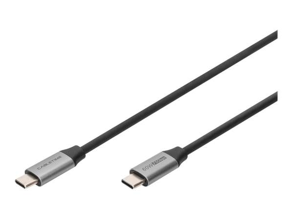 DIGITUS USB-C - USB-C Anschlusskabel, USB 3.2 Gen1, 4K / 60 Hz, 1m