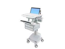 Ergotron Laptop Cart, SLA Powered, 4 Drawers - Wagen (nur Laden)