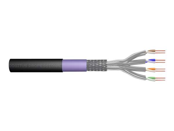 DIGITUS CAT 7 S/FTP Datenkabel - Erdverlegekabel, 500 m, Simplex, PE