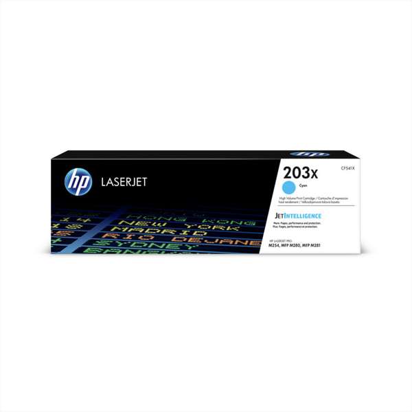 HP 203X - Hohe Ergiebigkeit - Cyan - Original - LaserJet - Tonerpatrone (CF541X)