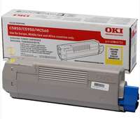 OKI Gelb - original - Tonerpatrone - für OKI MC560dn, MC560n