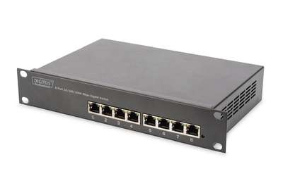 DIGITUS 10" Gigabit 8-Port Unmanaged Switch