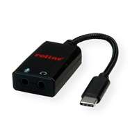 ROLINE Audio-Adapter - USB-C (M) zu mini-phone