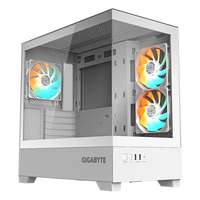 Gigabyte C201 PANORAMIC ICE - Mid tower - micro ATX - Seitenteil mit Fenster (gehärtetes Glas)