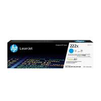 HP 222X - Hohe Ergiebigkeit - Cyan - original - LaserJet - Tonerpatrone (W2221X)