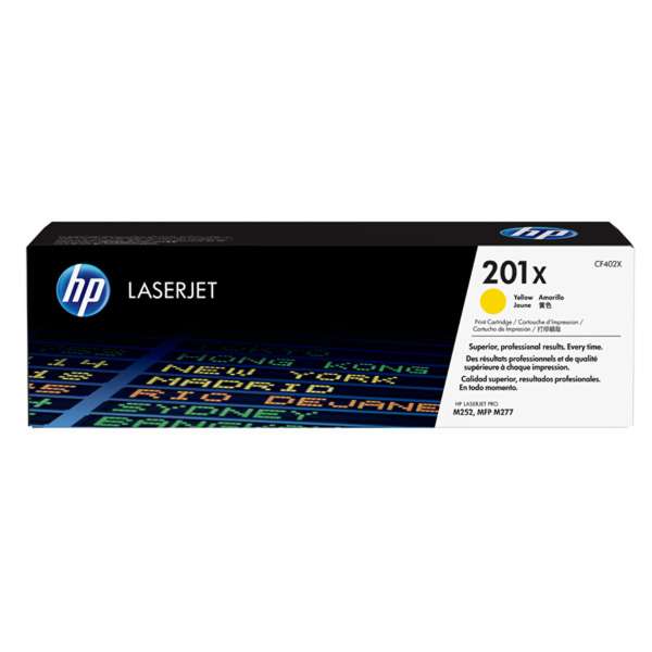 HP 201X - Hohe Ergiebigkeit - Gelb - original - LaserJet - Tonerpatrone (CF402X)