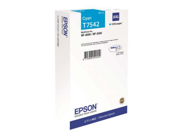 Epson T7542 - 69 ml - Größe XXL - Cyan - original