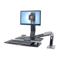 Ergotron WorkFit-A Single LD Workstation With Worksurface