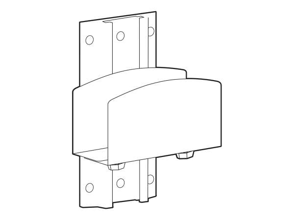 Ergotron Mini-PC-Halterung - mittel - an Wandschiene montierbar