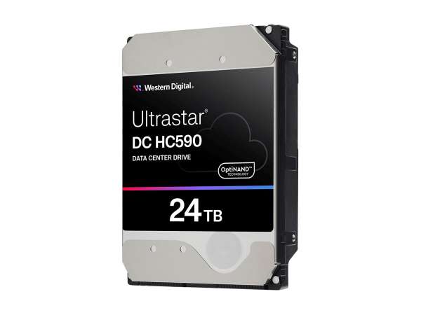 WD Ultrastar DC HC590 0F65642 - Festplatte - Datencenter - verschlüsselt - 24 TB - intern - 3.5" (8.