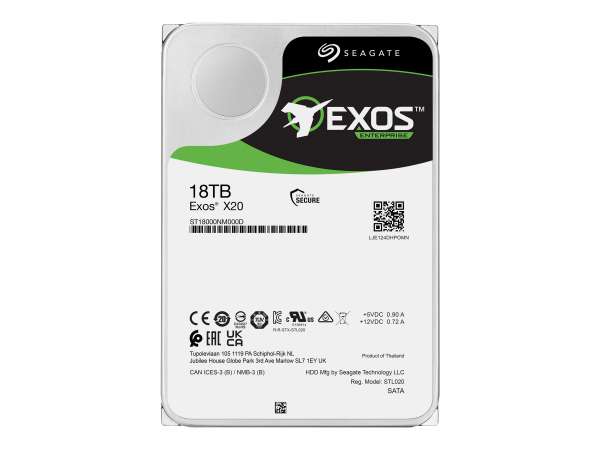 Seagate Exos X20 ST18000NM000D - Festplatte