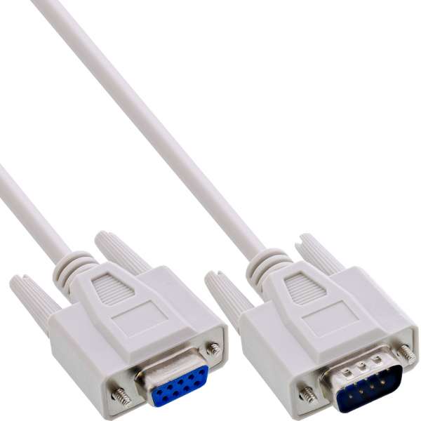 InLine 20er B-Pack Serielle Verlängerung - 9pol ST/BU - vergossen - 5m