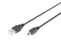 DIGITUS USB-Kabel - USB (M) zu Mini-USB, Typ B (M)