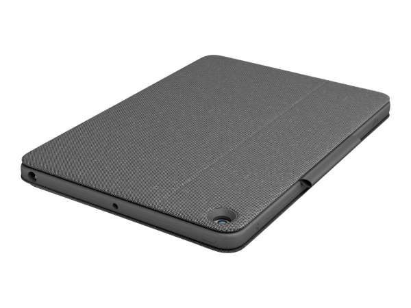 Logitech Combo Touch - Tastatur und Foliohülle - mit Trackpad - hintergrundbeleuchtet - Apple Smart