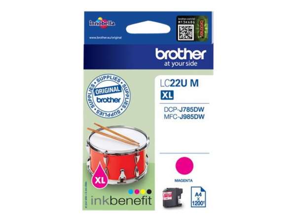 Brother LCLC22UM - XL - Magenta - original