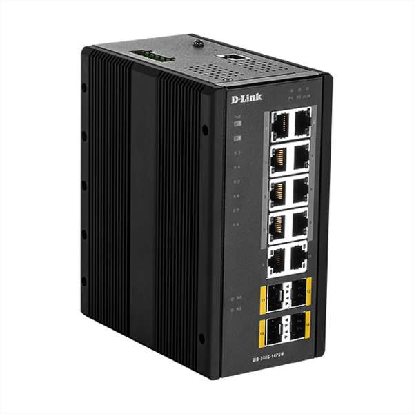 D-Link DIS 300G-14PSW - Switch - managed - 8 x 10/100/1000 (PoE+)