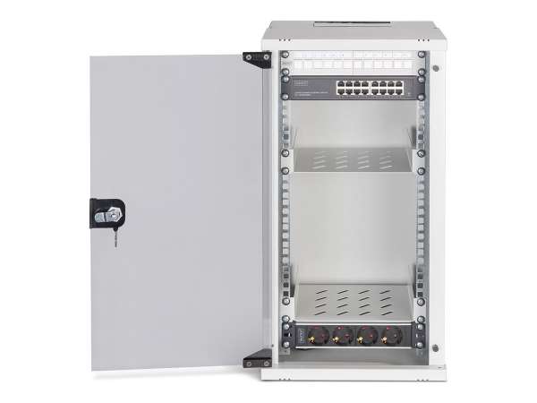 DIGITUS Netzwerk-Set SOHO Pro, 254 mm (10") - 12HE, 315 x 300 mm (B x T)