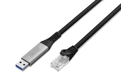 DIGITUS USB 3.2 Gen1 - RJ45 Ethernet Kabel, 1Gbit/s, 10m
