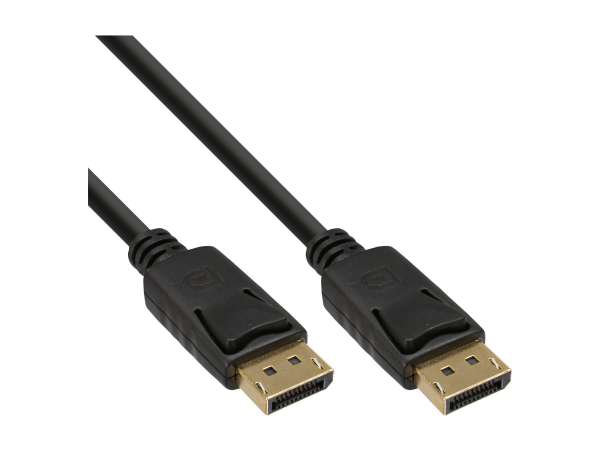 InLine 14er B-Pack DisplayPort Kabel - 4K2K - schwarz - vergoldete Kontakte - 5m