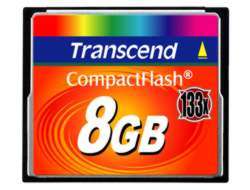 Transcend Flash-Speicherkarte - 8 GB - 133x