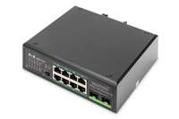 DIGITUS DN-651110 - Switch - unmanaged - 8 x 10/100/1000 (PoE+)