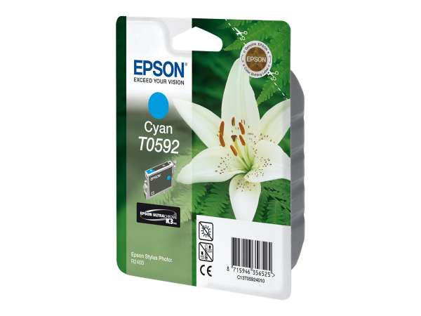 Epson T0592 - 13 ml - Cyan - original - Blisterverpackung