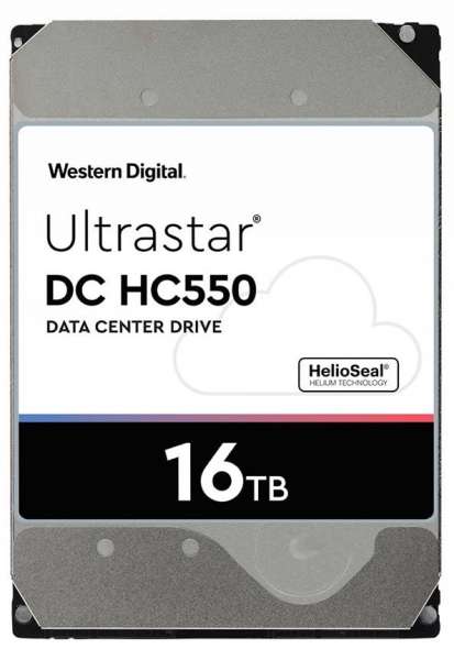WD Ultrastar DC HC550 WUH721816AL5204 - Festplatte - 16 TB - intern - 3.5" (8.9 cm)