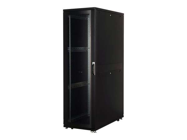 DIGITUS Professional Unique DN-19 SRV-42U-6/12B - Schrank Netzwerkschrank - Schwarz, RAL 9005 - 42HE