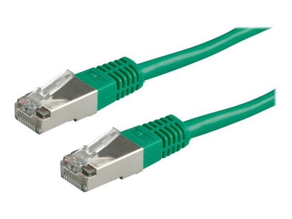 ROLINE Patch-Kabel - RJ-45 (M) - RJ-45 (M) - 3 m - FTP - ( Kategorie 5e ) - grün