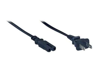 InLine Netzkabel - Netzstecker USA auf Euro 8 C7 Stecker - 1,8m