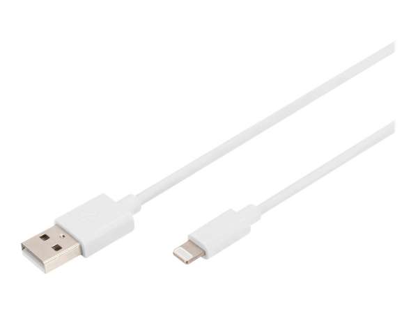 DIGITUS USB-A - Lightning Daten-/Ladekabel, MFI zertifiziert, 2m