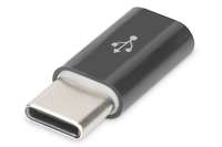 DIGITUS USB-Adapter - 24 pin USB-C (M) zu Micro-USB Typ B (W)