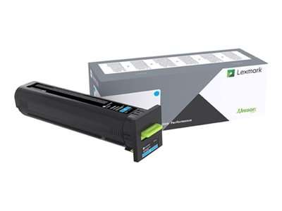 Lexmark Cyan - original - Tonerpatrone - für