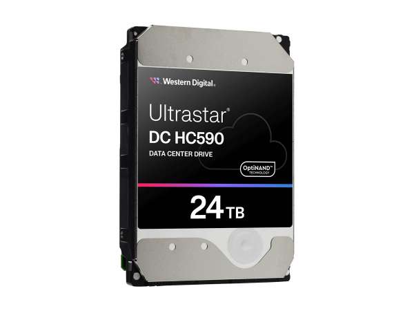 WD Ultrastar DC HC590 0F65642 - Festplatte - Datencenter - verschlüsselt - 24 TB - intern - 3.5" (8.
