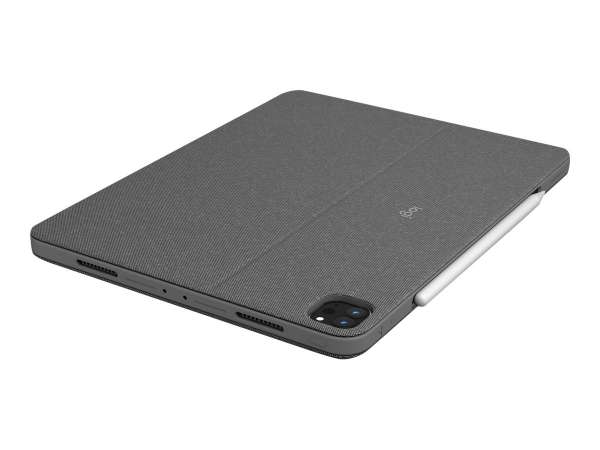 Logitech Combo Touch - Tastatur und Foliohülle - mit Trackpad - hintergrundbeleuchtet - Apple Smart