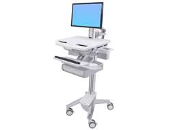 Ergotron Cart with LCD Pivot, 2 Drawers - Wagen - offene Architektur - für LCD-Display / PC-Ausrüstu