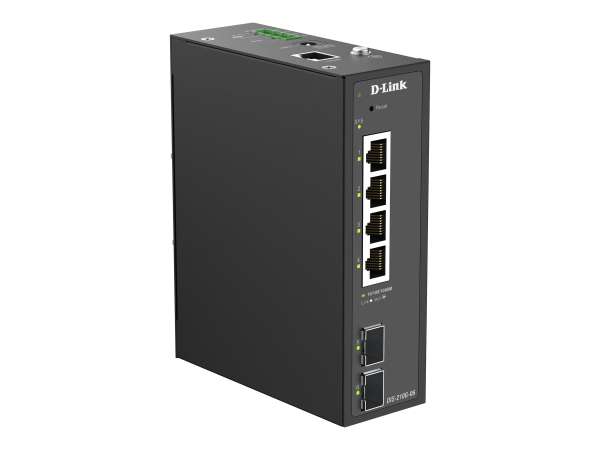 D-Link DIS 210G-06 - Switch - industriell - Smart