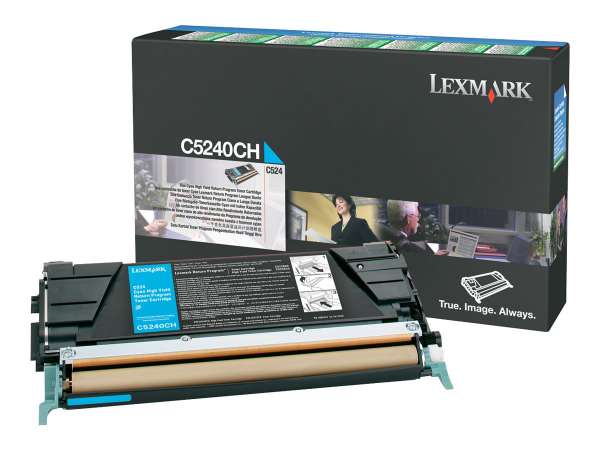 Lexmark Hohe Ergiebigkeit - Cyan - original