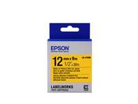 Epson LabelWorks LK-4YBW - Schwarz auf Gelb - Rolle (1,2 cm x 9 m)