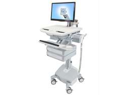 Ergotron Cart with LCD Arm, LiFe Powered, 2 Drawers - Wagen (nur Laden)