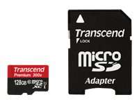 Transcend Premium - Flash-Speicherkarte (microSDXC-an-SD-Adapter inbegriffen)