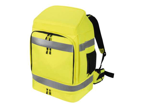 Dicota Hi-Vis - Rucksack - 65 Liter - 600D RPET, Thermoplastisches Polyurethan (TPU)