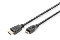 DIGITUS ASSMANN - HDMI-Kabel - 19 pin mini HDMI Type C männlich zu HDMI männlich