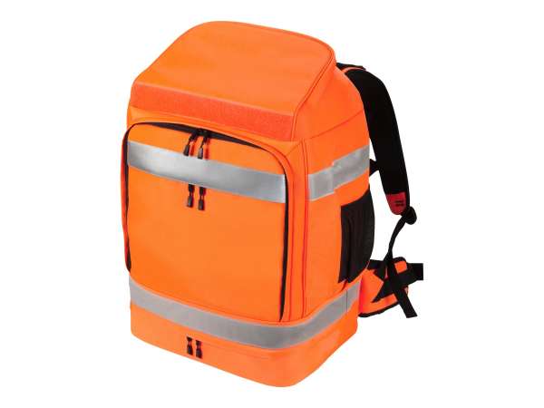 Dicota Hi-Vis - Rucksack - 65 Liter - 600D RPET, Thermoplastisches Polyurethan (TPU)