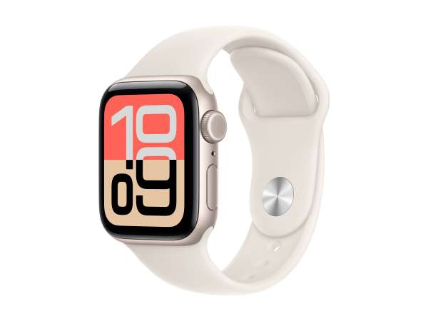 Apple Watch SE 3 (GPS + Cellular) - 40 mm - Starlight Aluminium