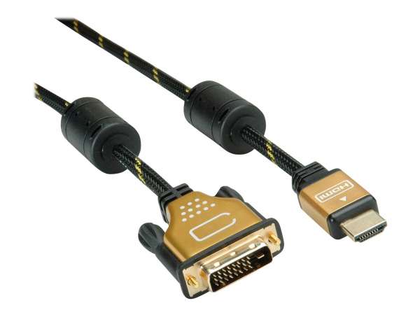 ROLINE Gold - Adapterkabel - Dual Link - DVI-D