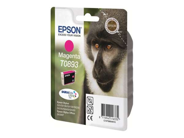 Epson T0893 - 3.5 ml - Magenta - original - Blisterverpackung