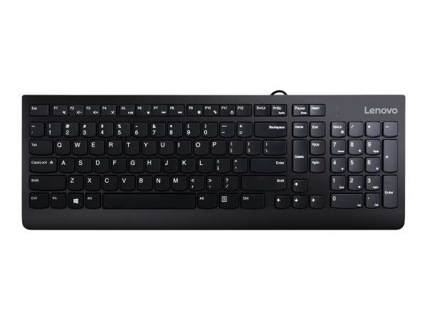 Lenovo 300 - Tastatur - USB - Deutsch - Schwarz